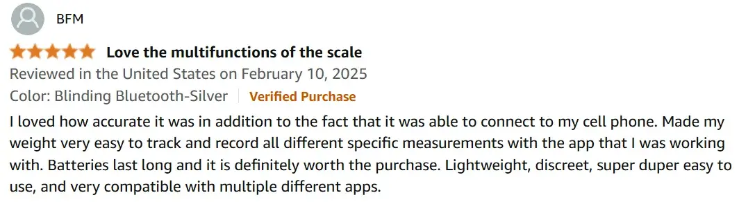 smart scale product review